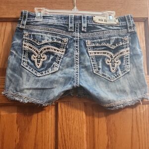 Rock Revival Blue Denim Women's Shorts